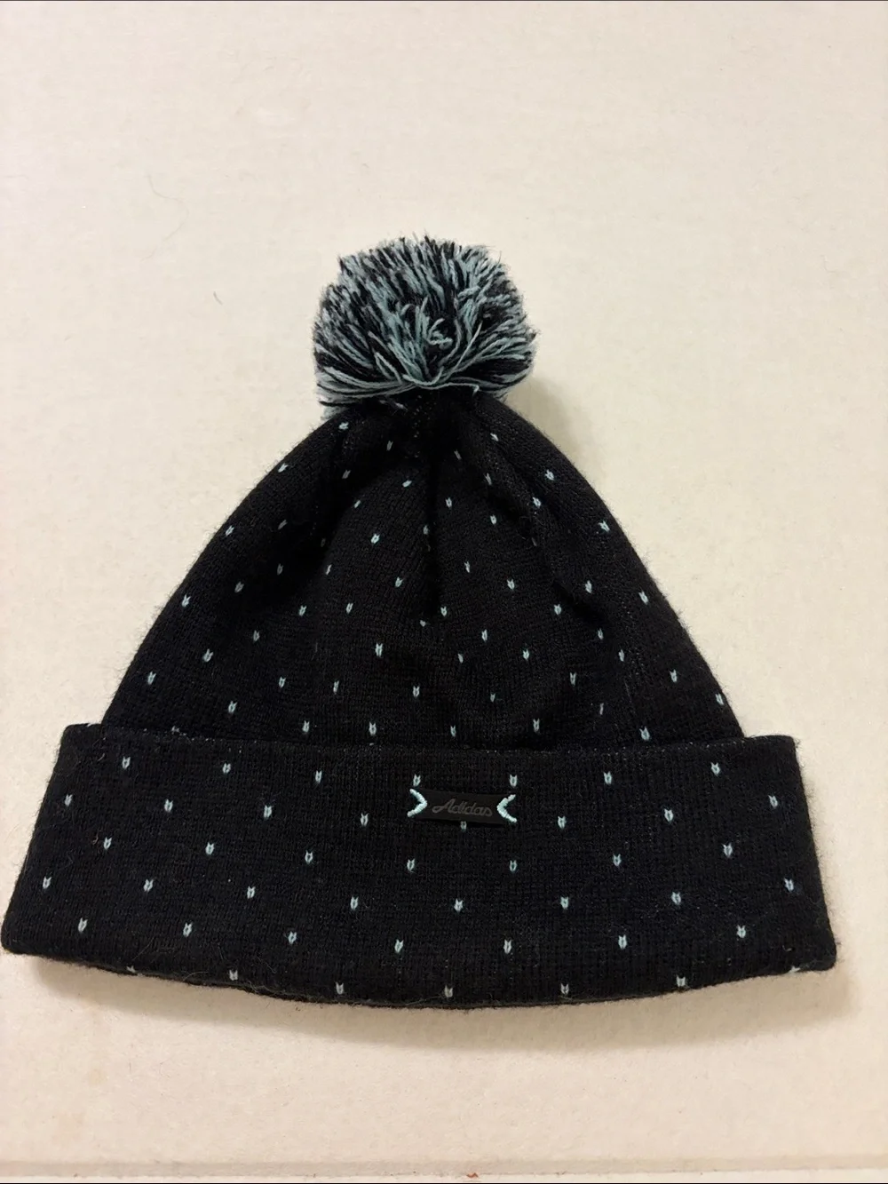 Adidas Black with Blue polkadots